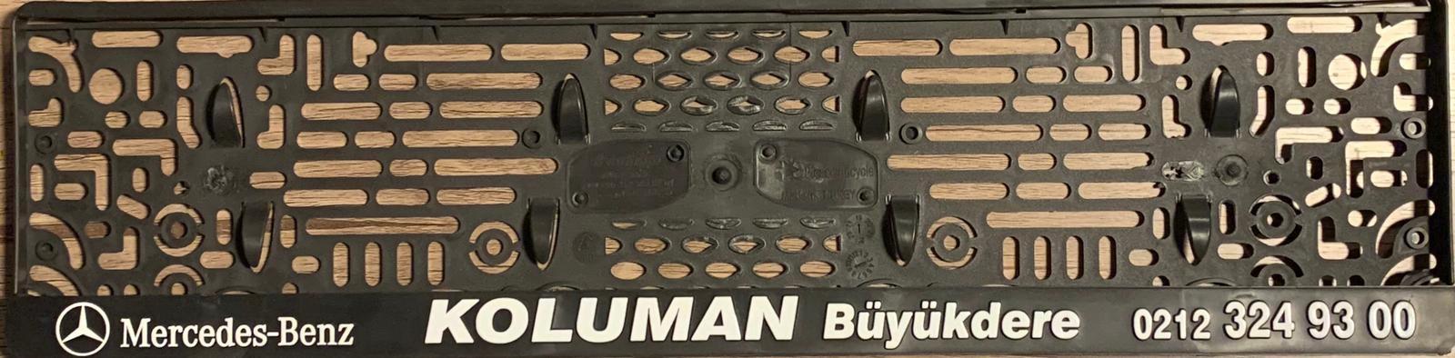 Koluman Mercedes Büyükdere Plakalık